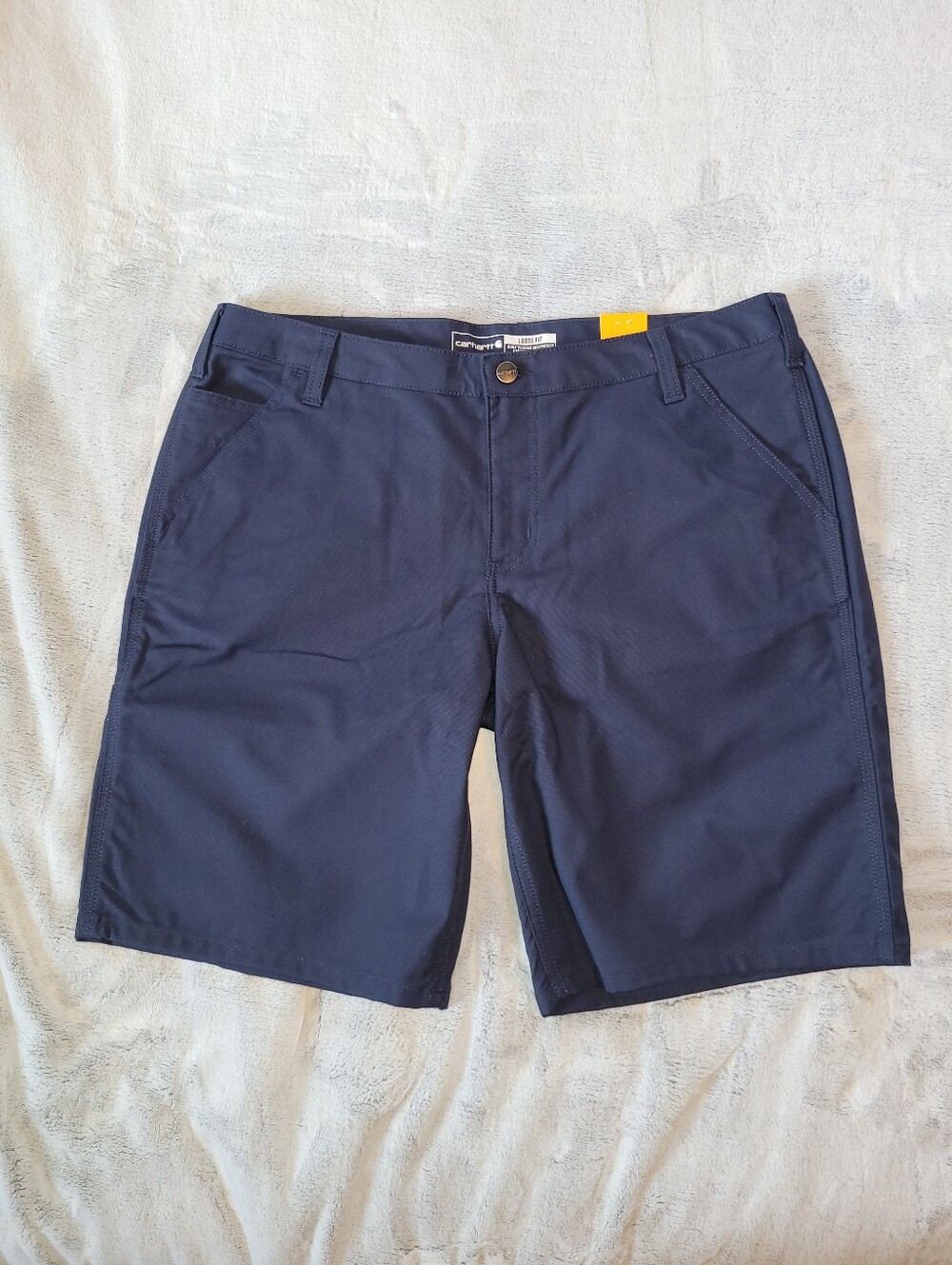 Carhartt Womens Size 16 Professional Series Rugged Flex Loose Fit Canvas Shorts